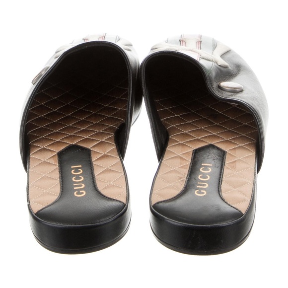 Authentic 2019 Gucci New York Yankee Mules - Picture 3 of 5